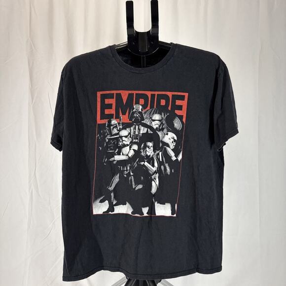 Star Wars Black Galactic Empire Graphic T-Shirt Size XL - Picture 1 of 8